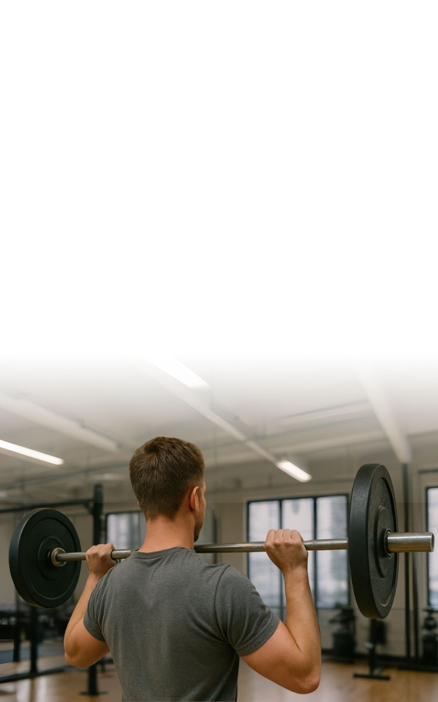 man lifting weight in the gym