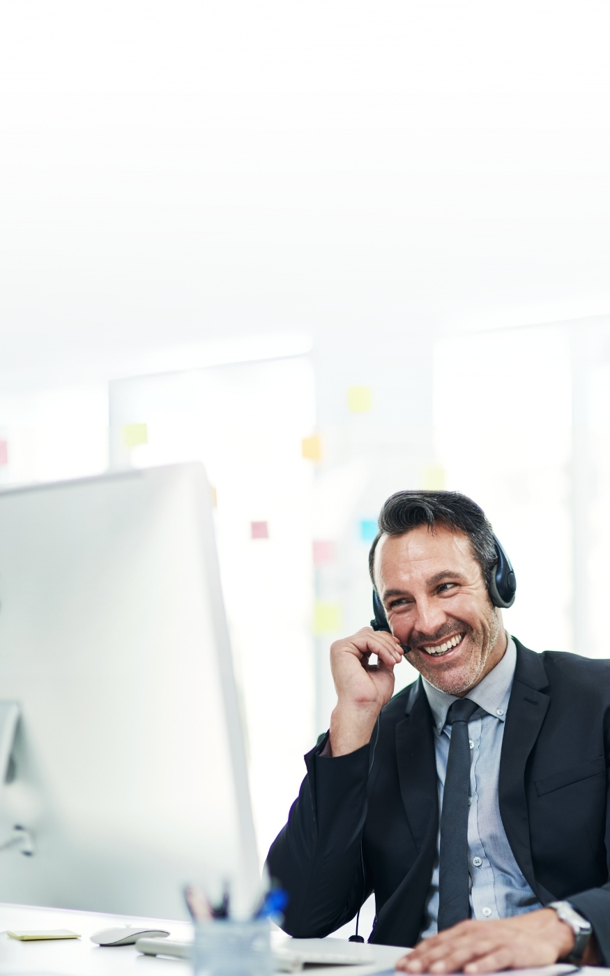man on the phone